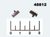 Микропереключатель движковый 2-х позиционный 3 контакта CB-009 №2 (S0141/SS-02/SK-18)