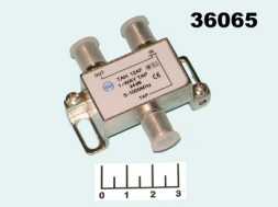 Телевизионный антенный разветвитель 1WAY 5-1000 MHz 24dB проходной ТАН-124F
