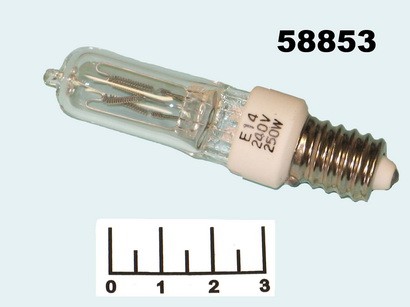 Лампа галогенная 220V 250W E14