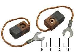 Щетка меднографитовая 10*12.5*20 (2 штуки) (МГ)