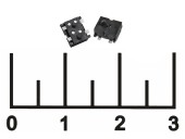 Микропереключатель движковый 2-х позиционный 4 контакта DS-013