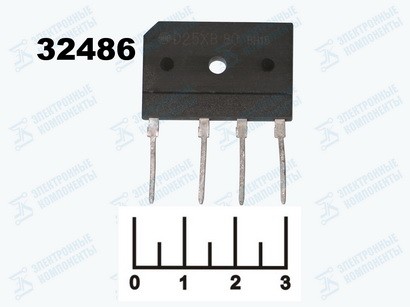 Диодный мост 25A/800V D25XB80