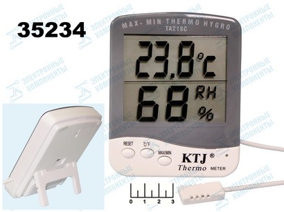 Термометр-гигрометр электронный TA-218C