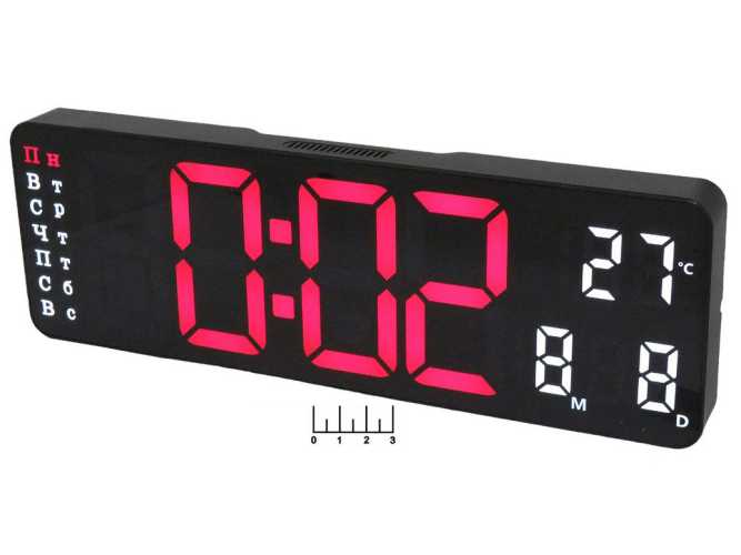 Часы цифровые Орбита OT-CLW18 красные