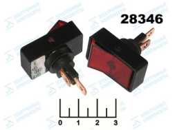 Выключатель 12/20 12V 20A ASW-11-101 красный 2 контакта