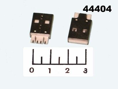 Разъем USB A штекер на кабель короткий (PSB)