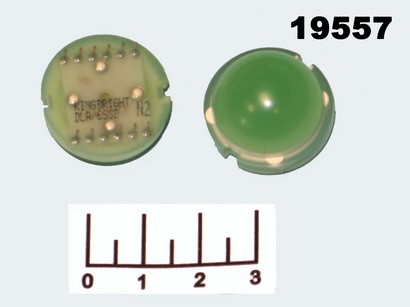 Светодиод LED DLA/6SGD 20мм зеленый