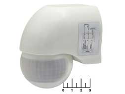 Датчик движения 220V 1200W 180* ДД-10Б Neox инфракрасный (белый) (12м) IP44