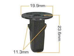 Клипса крепежная d-11.3мм KJ-1357S