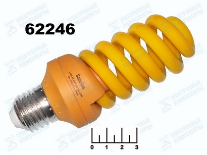 Лампа энергосберегающая 26W E27 желтая витая Camelion LH26-FS