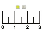 Светодиод LED 1.5W 9V (3030) белый SMD (мал. конт +)
