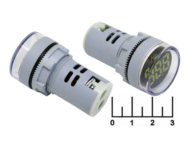 Частотомер 20-75Гц AC AD16-22DHZ белый 22м (28мм)