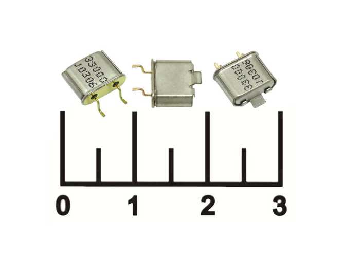 Кварц 33.000 МГц (Q-33.0-MQ5-27-5/30-T2-SMC)