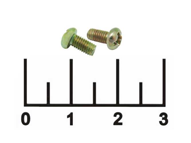 Винт М3*6мм (1 штука)