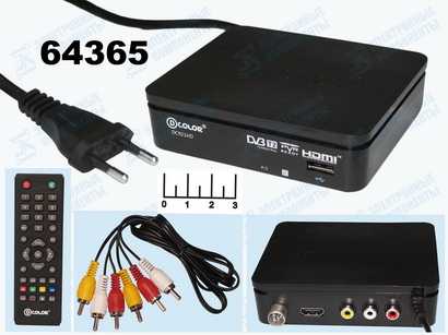 Ресивер цифровой телевизионный DVB-T2 Color DC921HD + медиаплеер