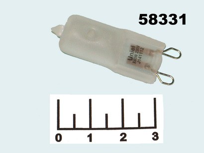 Лампа КГМ 220V 40W G9 матовая Uniel xenon