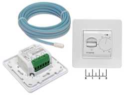 Терморегулятор для теплого пола механический с выносным датчиком (+10...+40C) Terneo MEX