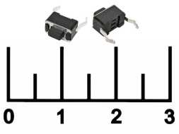 Кнопка тактовая 6*3.5*5 (S1663)