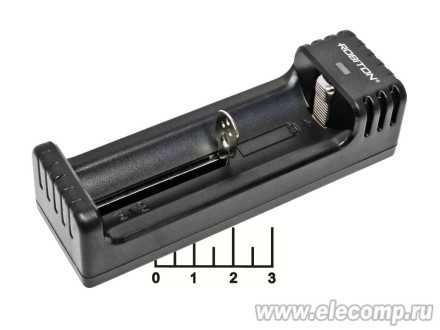 Зарядное устройство для литиевых элементов 4.2V 1A 1*18650 + micro USB Robiton LI-1