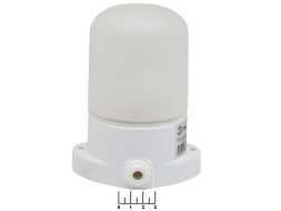 Светильник для сауны E27 IP54 белый (НББ 02-60-001)