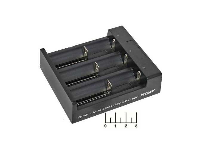 Зарядное устройство для литиевых элементов 4.2V 1A 3*18650 Xtar MC3  (18650/16340/14500/26650)
