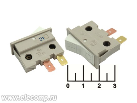 Выключатель 250/10 ВК-33 серый 2 контакта Н21 (А10181-20) (100С)