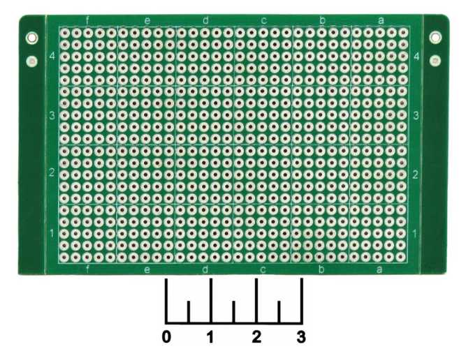 Плата макетная 56*82мм О/С