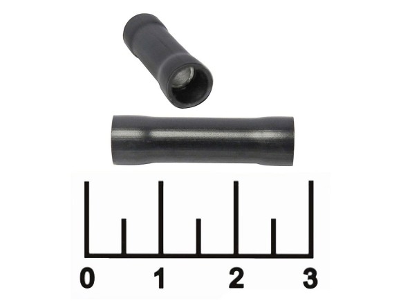 Клеммник круглый соединитель 2.5-4мм черный (BV3.5)