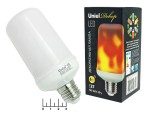 Лампа светодиодная 220V 6W E27 белый теплый Мерцающий огонь (3 режима)