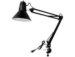Светильник настольный INHOME CHC-13ч без лампы на струбцине (черный)