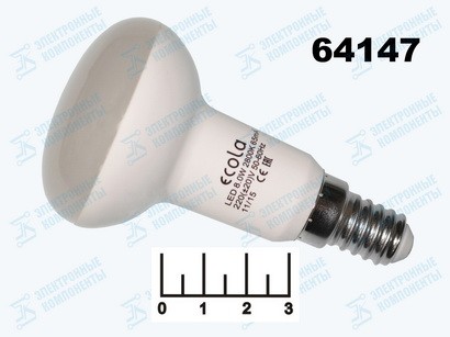 Лампа светодиодная R50 220V 8W E14 2800K белый теплый Ecola (87*50) G4PW80ELC (G4SW80ELC)