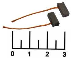 Щетка меднографитовая 3*4*8 (2 штуки) №846 (МГ)
