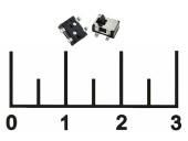 Микропереключатель движковый 2-х позиционный 4 контакта DS-015