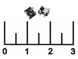 Микропереключатель движковый 2-х позиционный 4 контакта DS-015