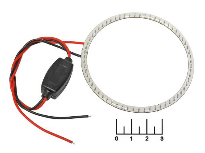 LED Angel Eyes 8см 12V красный