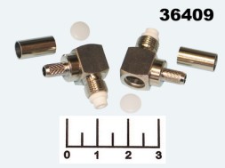 Разъем FME гнездо обжимной RG-58 угол 744A