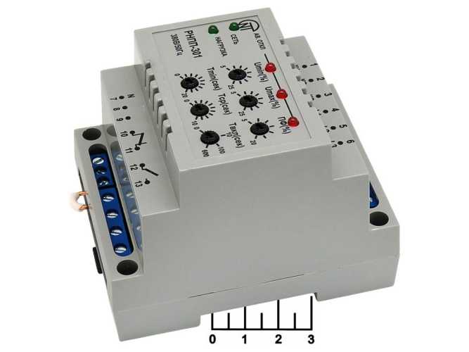 Реле контроля напряжения РНПП-301 трехфазное