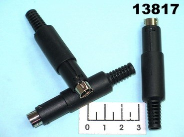 Разъем mini DIN 8pin штекер на кабель