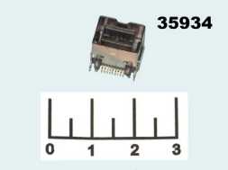 Разъем Fire Wire 1394 9pin гнездо на плату SMT С12