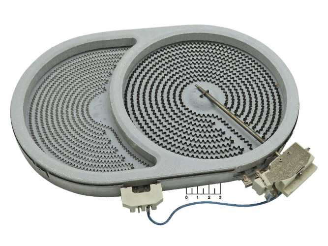 Конфорка для стеклокерамической плиты 2400/1500W инфракрасная