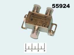 Телевизионный антенный разветвитель 1WAY 5-1000 MHz 16dB проходной Premier 1-16
