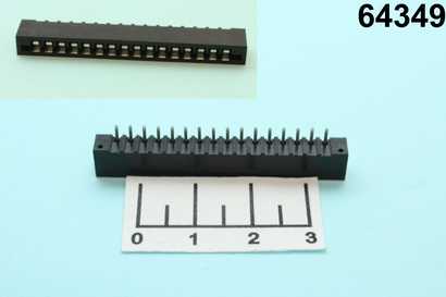 Гнездо шаг 2.54мм FB-16