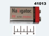 Батарейка 6F22-9V Navigator Alkaline 6LR61