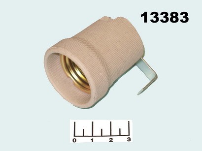 Патрон для лампы E27 керамический с держателем (люстра) (SQ0319-0007)