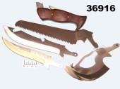 Инструмент складной карманный X-4 (нож+пила+секач) (Multi Tools)