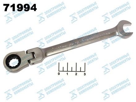 Ключ комбинированный трещоточный 11мм (515411)