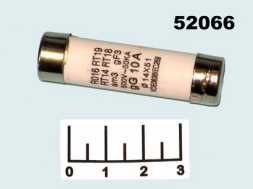 Вставка плавкая керамическая R016 RT19 RT14 RT18 10A 14*51 (предохранитель)