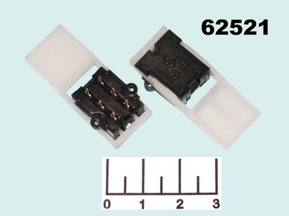 Кнопка тактовая с рычагом 6 контактов маленькая SX-05 (SX-A-YS)