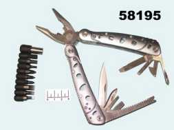 Инструмент складной карманный 2019 с насадками (Multi Tools)