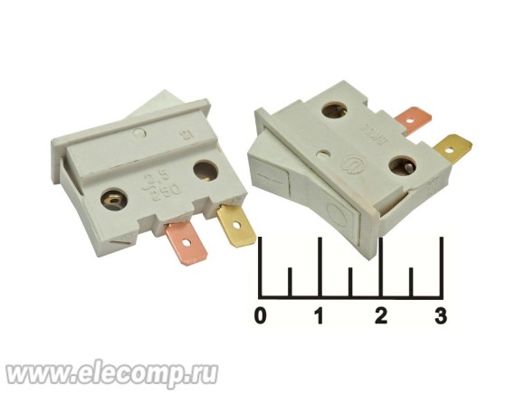 Выключатель 250/2.5 ВК-33 серый 2 контакта Б15 (В10181-20) (55C)